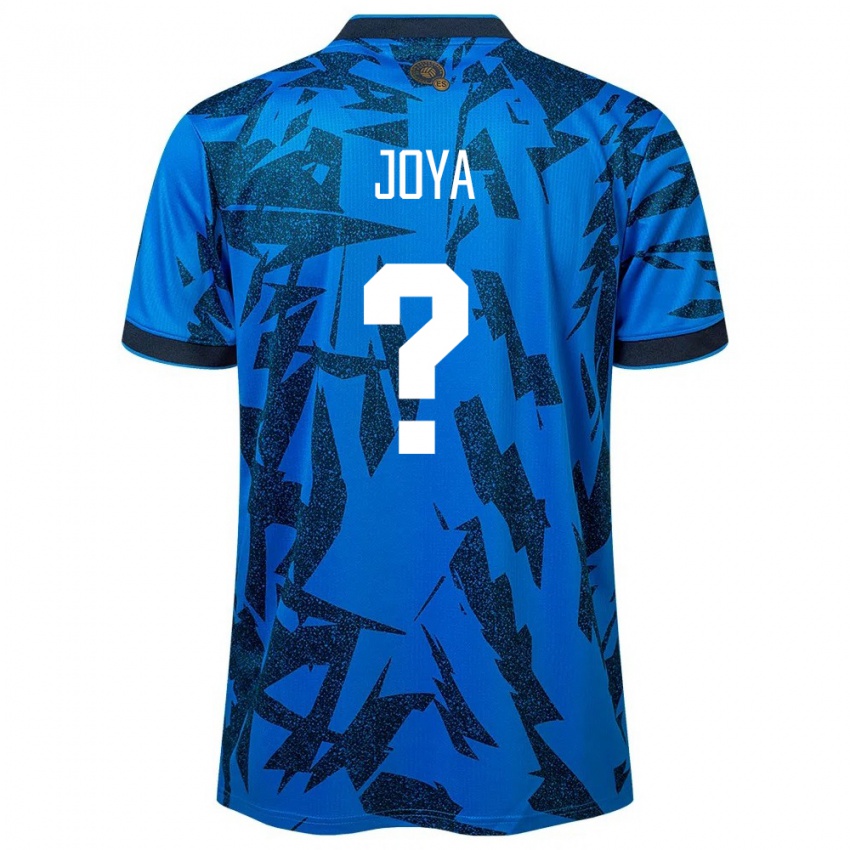 Uomo Maglia El Salvador Marlon Joya #0 Blu Kit Gara Home 24-26 Maglietta