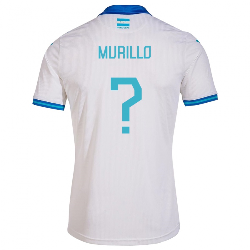Uomo Maglia Honduras Maria Murillo #0 Bianco Kit Gara Home 24-26 Maglietta