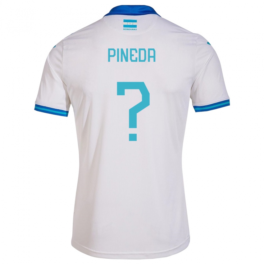 Uomo Maglia Honduras Marcela Pineda #0 Bianco Kit Gara Home 24-26 Maglietta