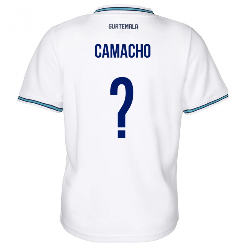 Uomo Maglia Guatemala Samuel Camacho #0 Bianco Kit Gara Home 24-26 Maglietta