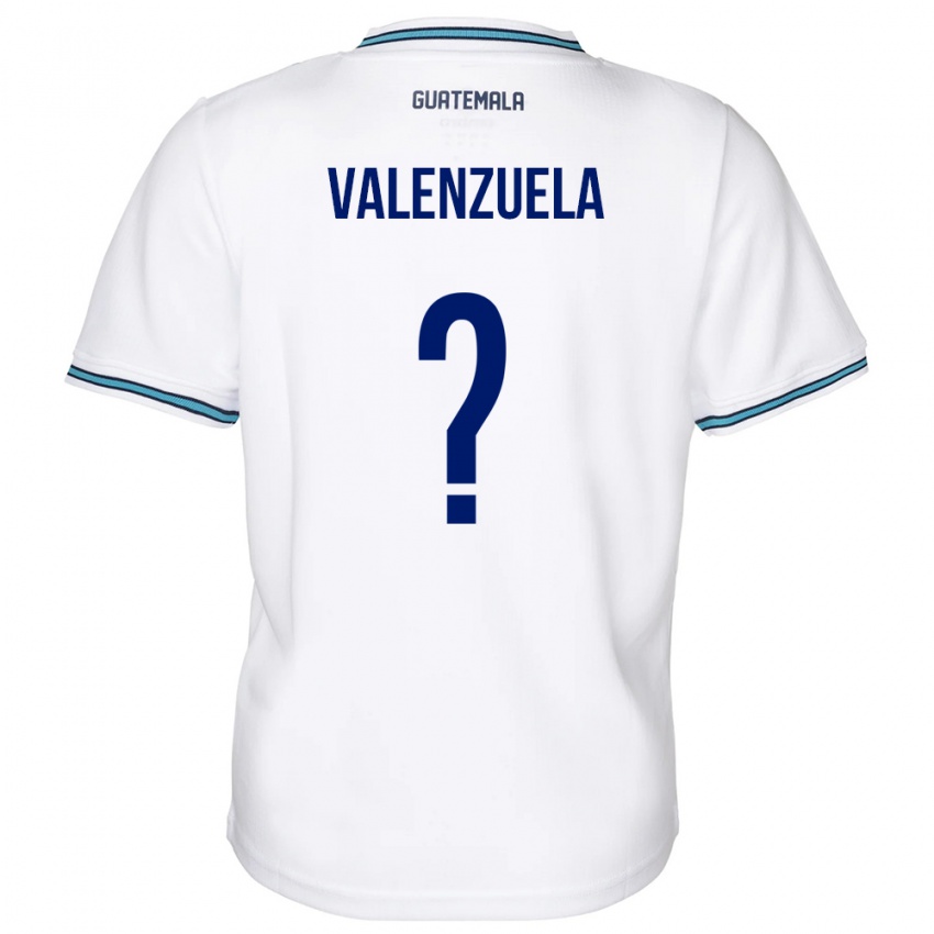 Uomo Maglia Guatemala Briana Valenzuela #0 Bianco Kit Gara Home 24-26 Maglietta