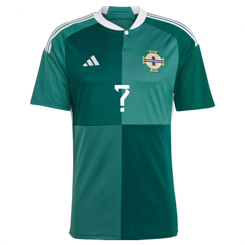 Uomo Maglia Irlanda Del Nord Bayley Mccann #0 Verde Kit Gara Home 24-26 Maglietta