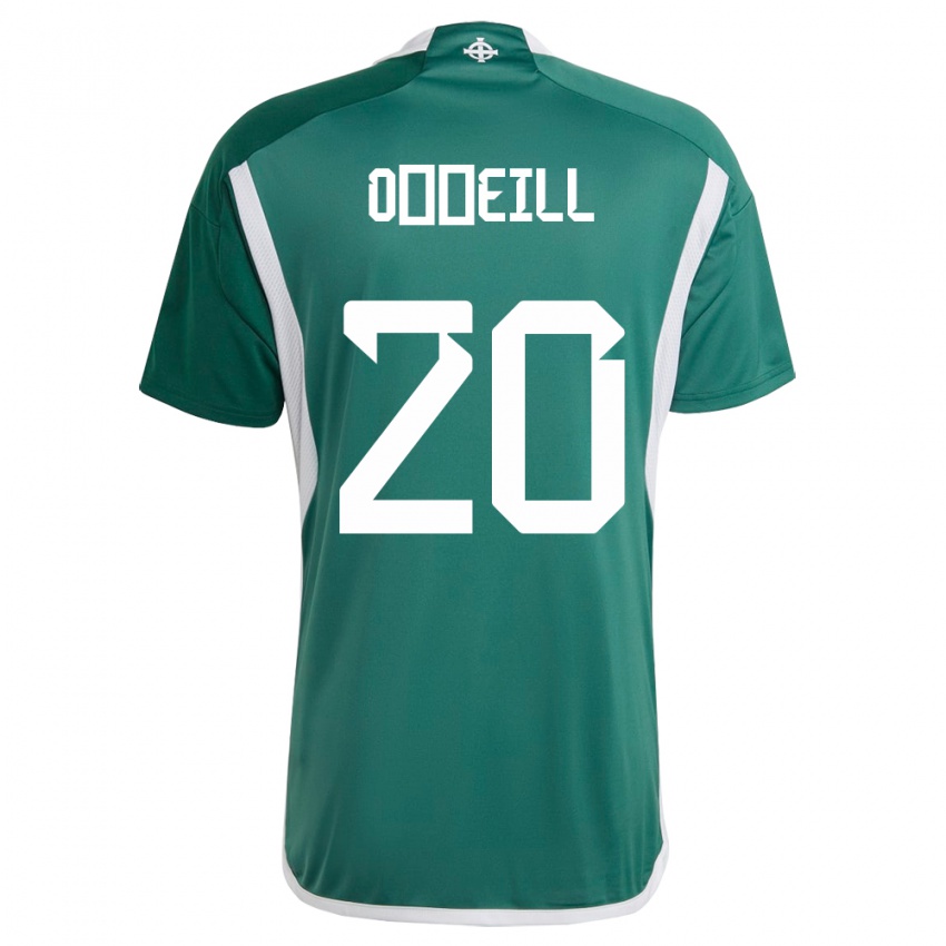 Uomo Maglia Irlanda Del Nord Ceadach O’neill #20 Verde Kit Gara Home 24-26 Maglietta