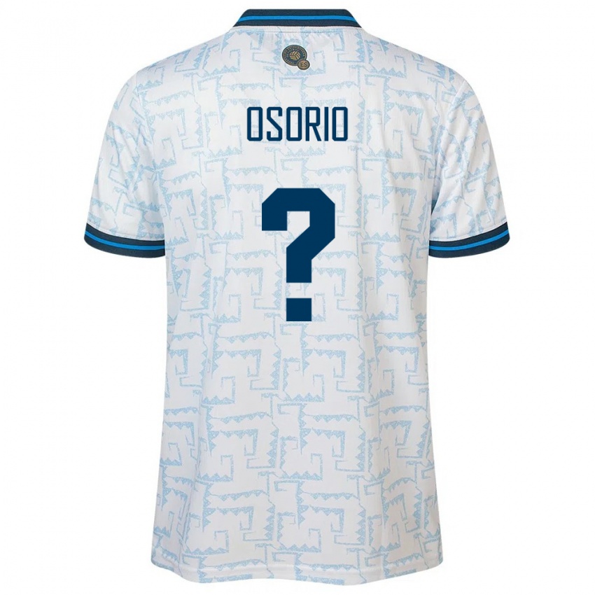 Uomo Maglia El Salvador Harold Osorio #0 Bianco Kit Gara Away 24-26 Maglietta