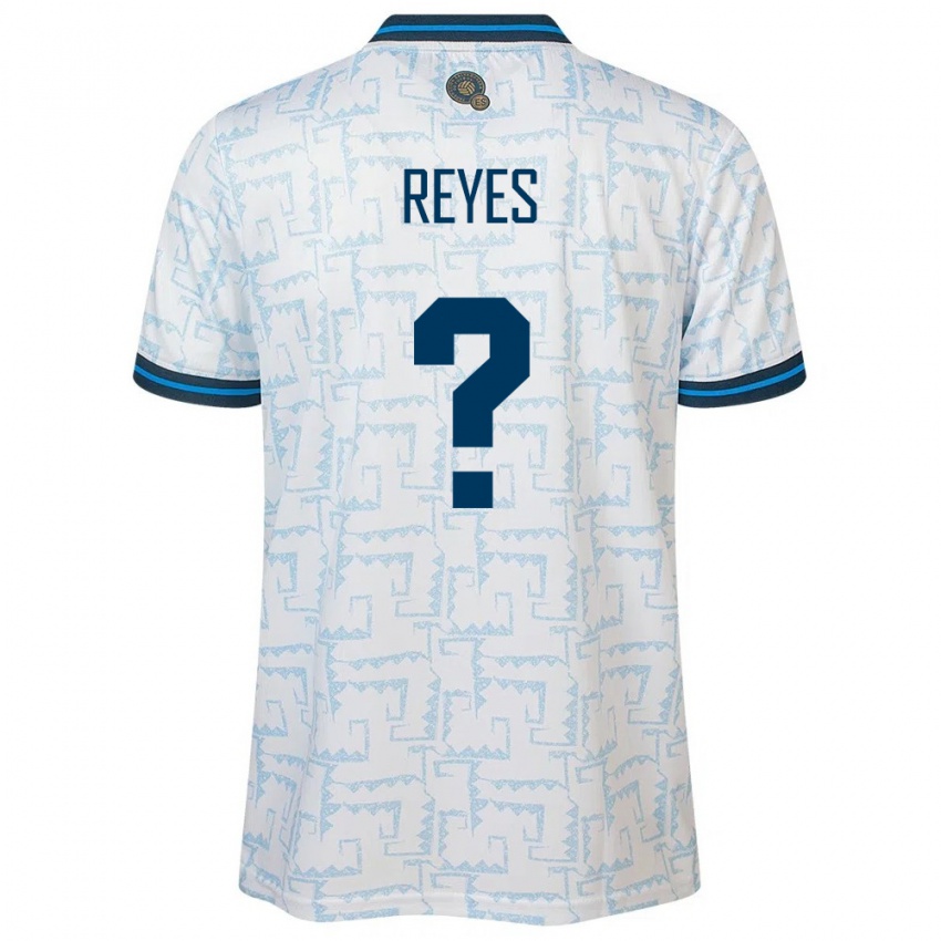 Uomo Maglia El Salvador Jefferson Reyes #0 Bianco Kit Gara Away 24-26 Maglietta