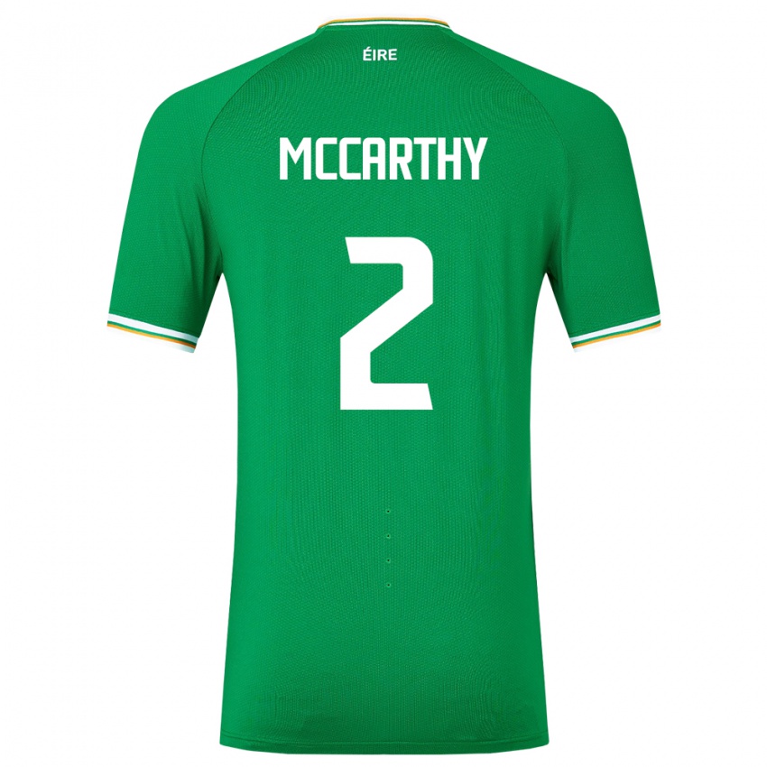 Donna Maglia Irlanda Savannah Mccarthy #2 Verde Kit Gara Home 24-26 Maglietta