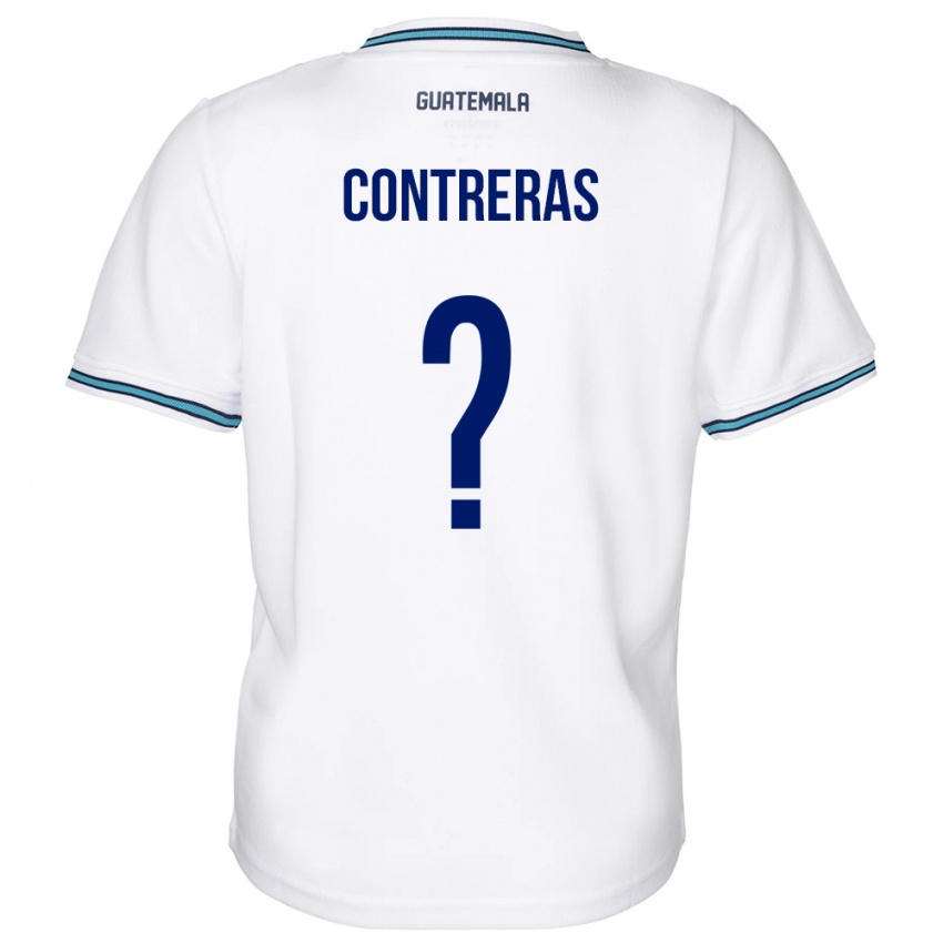 Donna Maglia Guatemala Betzael Contreras #0 Bianco Kit Gara Home 24-26 Maglietta