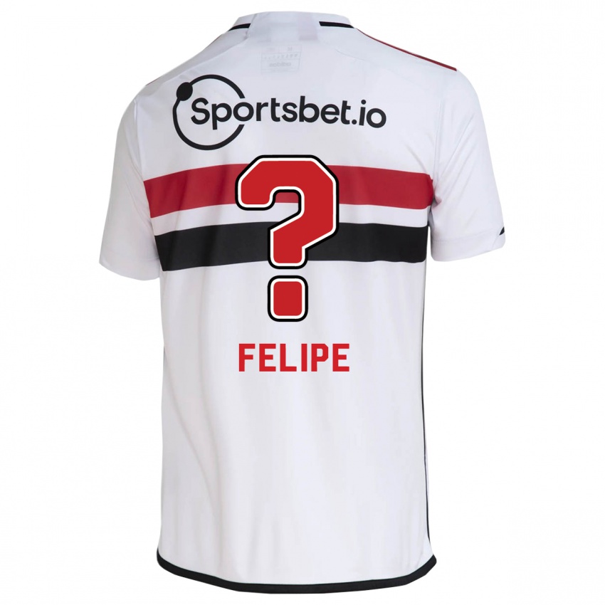 Bambino Maglia Luis Felipe #0 Bianco Kit Gara Home 2023/24 Maglietta