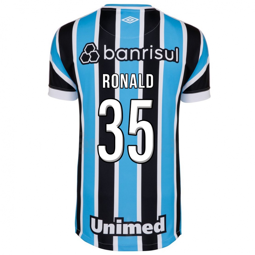 Bambino Maglia Ronald #35 Blu Kit Gara Home 2023/24 Maglietta