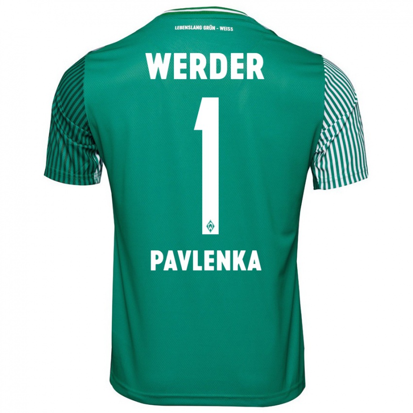 Bambino Maglia Jiri Pavlenka #1 Verde Kit Gara Home 2023/24 Maglietta