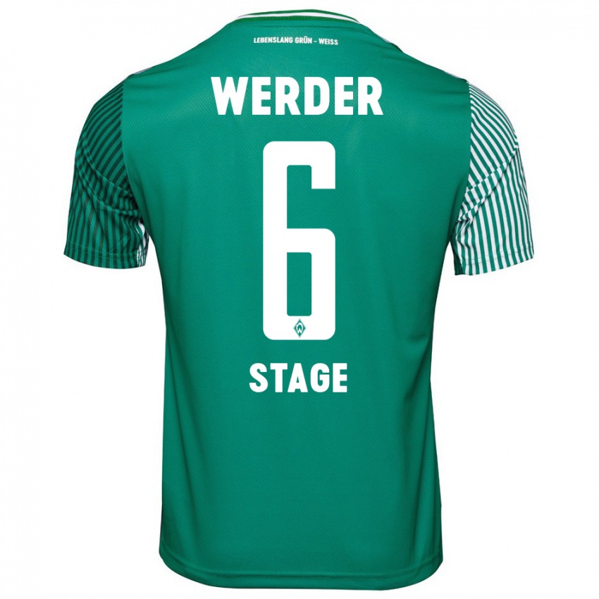 Bambino Maglia Jens Stage #6 Verde Kit Gara Home 2023/24 Maglietta