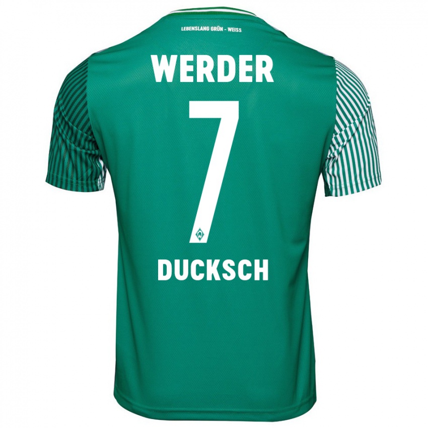 Bambino Maglia Marvin Ducksch #7 Verde Kit Gara Home 2023/24 Maglietta