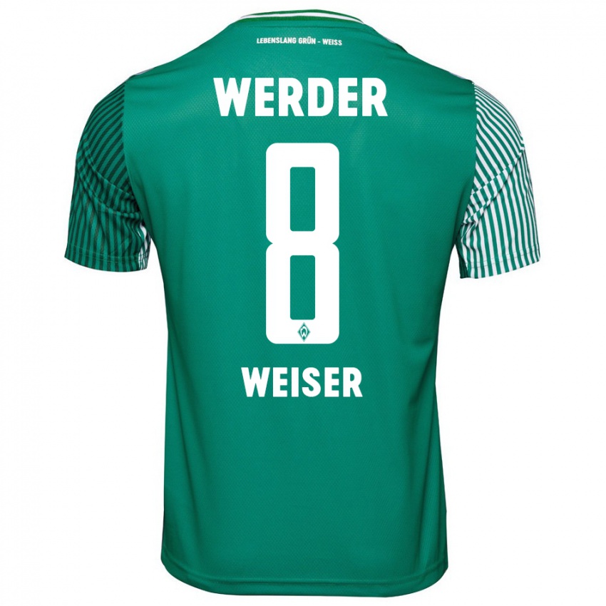 Bambino Maglia Mitchell Weiser #8 Verde Kit Gara Home 2023/24 Maglietta