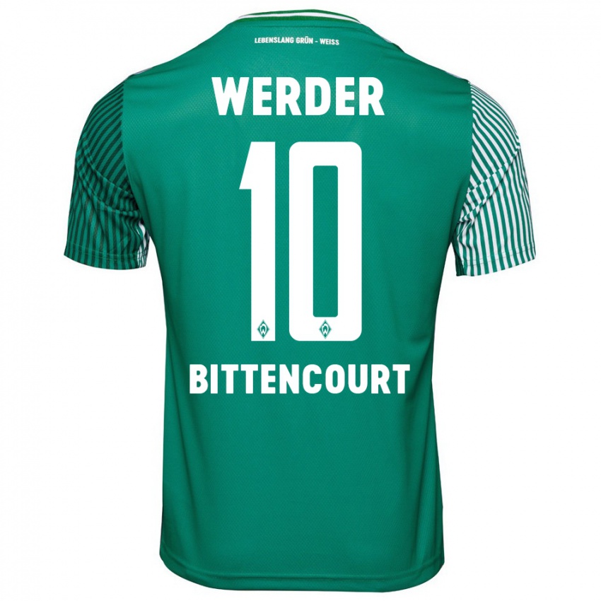 Bambino Maglia Leonardo Bittencourt #10 Verde Kit Gara Home 2023/24 Maglietta