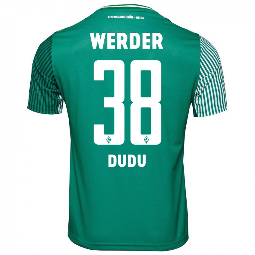 Bambino Maglia Dudu #38 Verde Kit Gara Home 2023/24 Maglietta