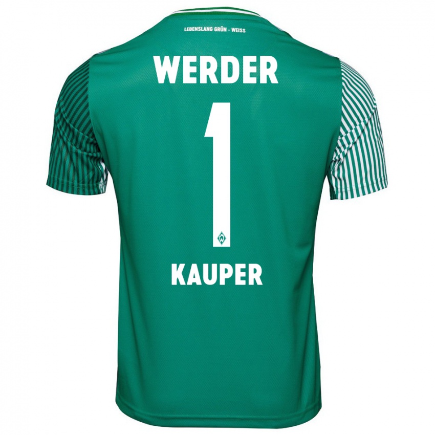 Bambino Maglia Ben Käuper #1 Verde Kit Gara Home 2023/24 Maglietta