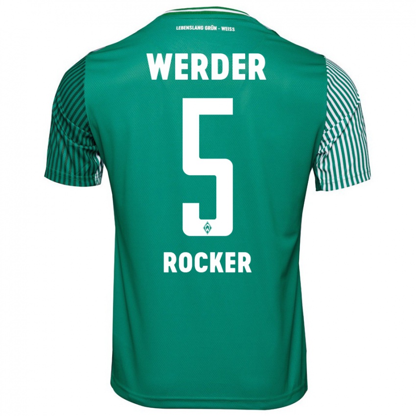 Bambino Maglia Cimo Röcker #5 Verde Kit Gara Home 2023/24 Maglietta