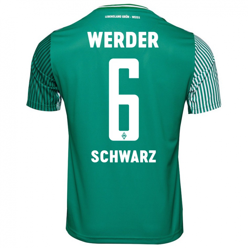 Bambino Maglia Ricardo-Felipe Schwarz #6 Verde Kit Gara Home 2023/24 Maglietta