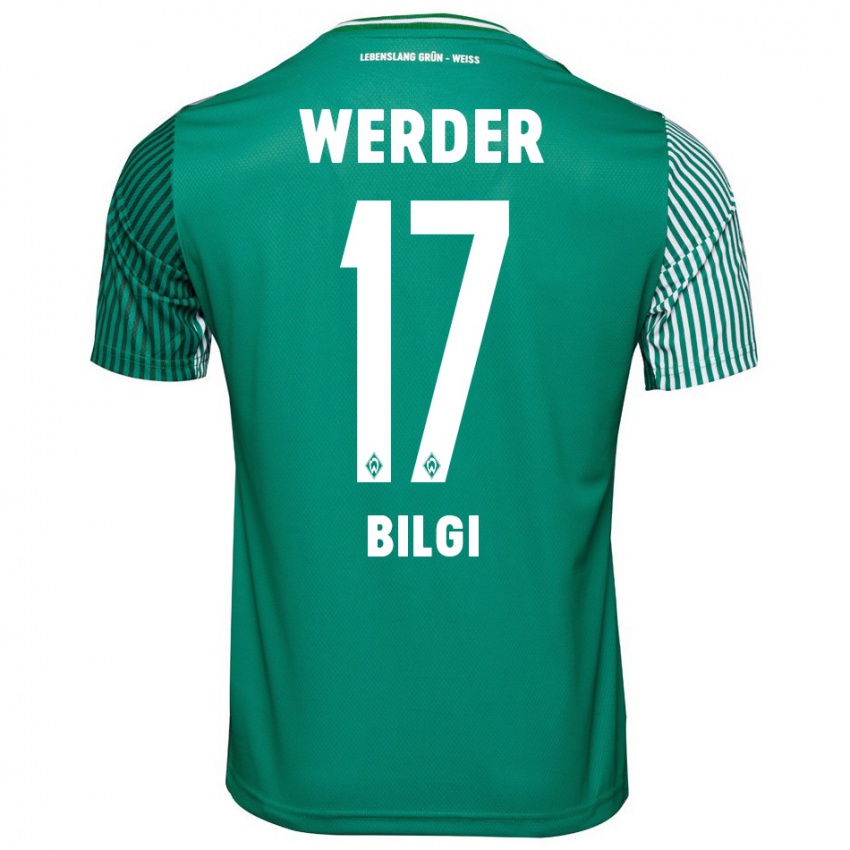 Bambino Maglia Süleyman Bilgi #17 Verde Kit Gara Home 2023/24 Maglietta