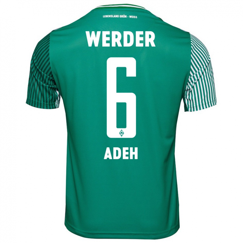 Bambino Maglia Wesley Adeh #6 Verde Kit Gara Home 2023/24 Maglietta