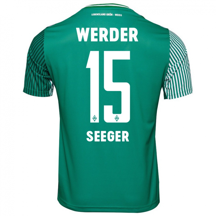 Bambino Maglia Ben Ekobena-Seeger #15 Verde Kit Gara Home 2023/24 Maglietta