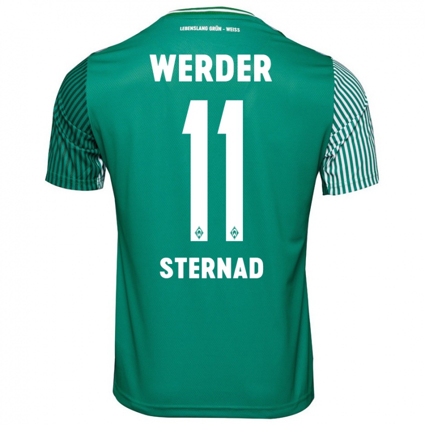 Bambino Maglia Maja Sternad #11 Verde Kit Gara Home 2023/24 Maglietta