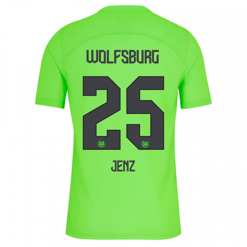 Bambino Maglia Moritz Jenz #25 Verde Kit Gara Home 2023/24 Maglietta