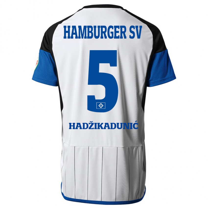 Bambino Maglia Dennis Hadzikadunic #5 Bianco Kit Gara Home 2023/24 Maglietta