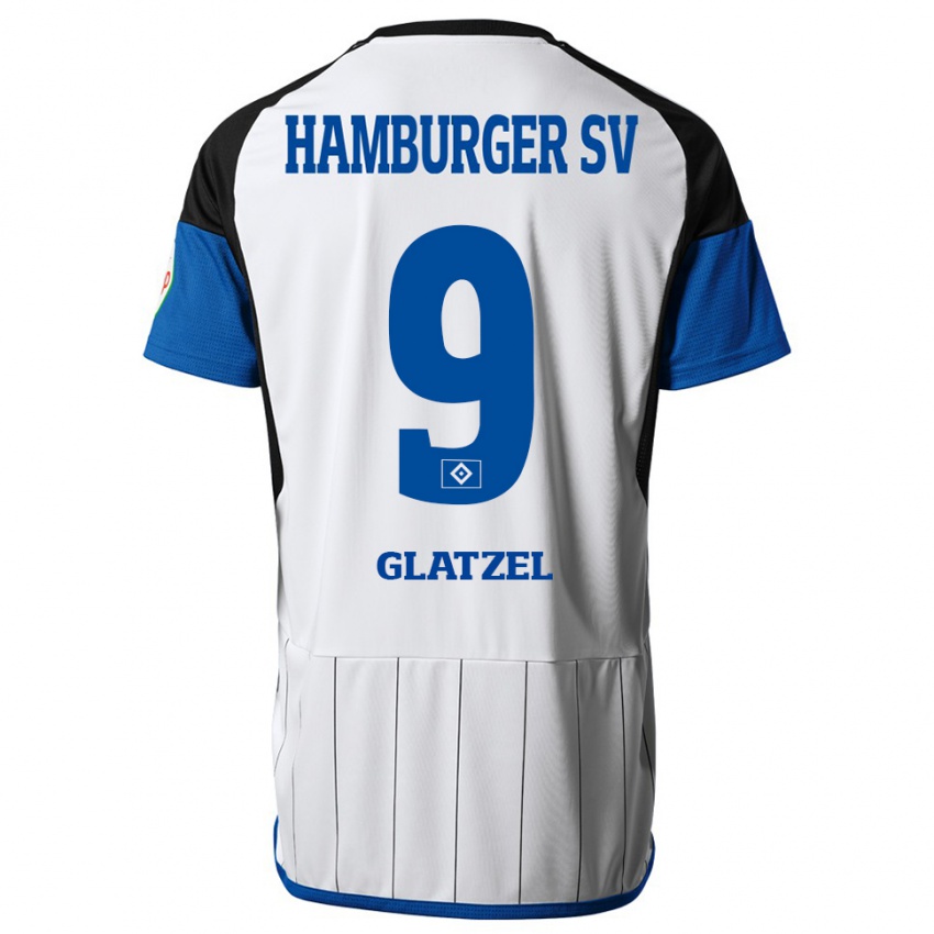 Bambino Maglia Robert Glatzel #9 Bianco Kit Gara Home 2023/24 Maglietta