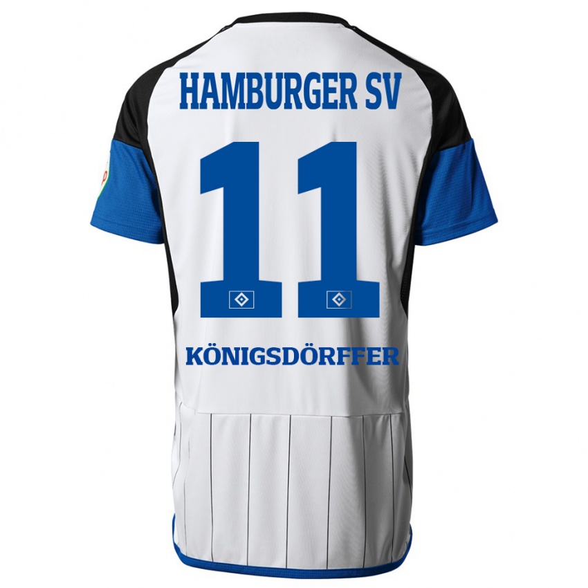 Bambino Maglia Ransford Königsdörffer #11 Bianco Kit Gara Home 2023/24 Maglietta