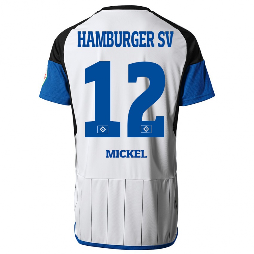 Bambino Maglia Tom Mickel #12 Bianco Kit Gara Home 2023/24 Maglietta