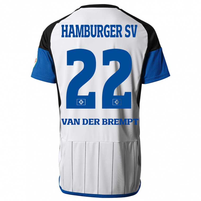 Bambino Maglia Ignace Van Der Brempt #22 Bianco Kit Gara Home 2023/24 Maglietta