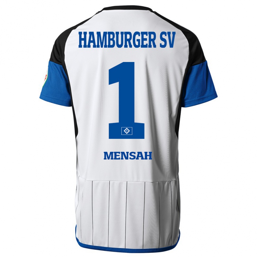 Bambino Maglia Steven Mensah #1 Bianco Kit Gara Home 2023/24 Maglietta