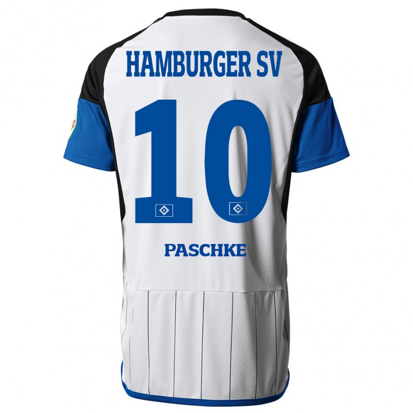 Bambino Maglia Felix Paschke #10 Bianco Kit Gara Home 2023/24 Maglietta