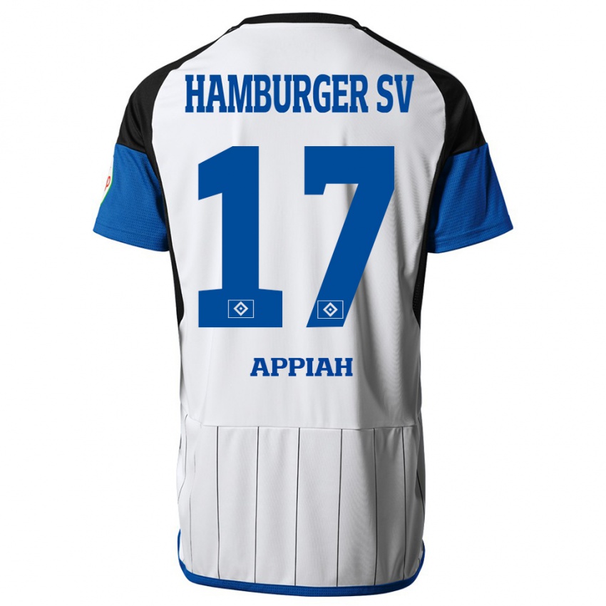 Bambino Maglia Emmanuel Appiah #17 Bianco Kit Gara Home 2023/24 Maglietta