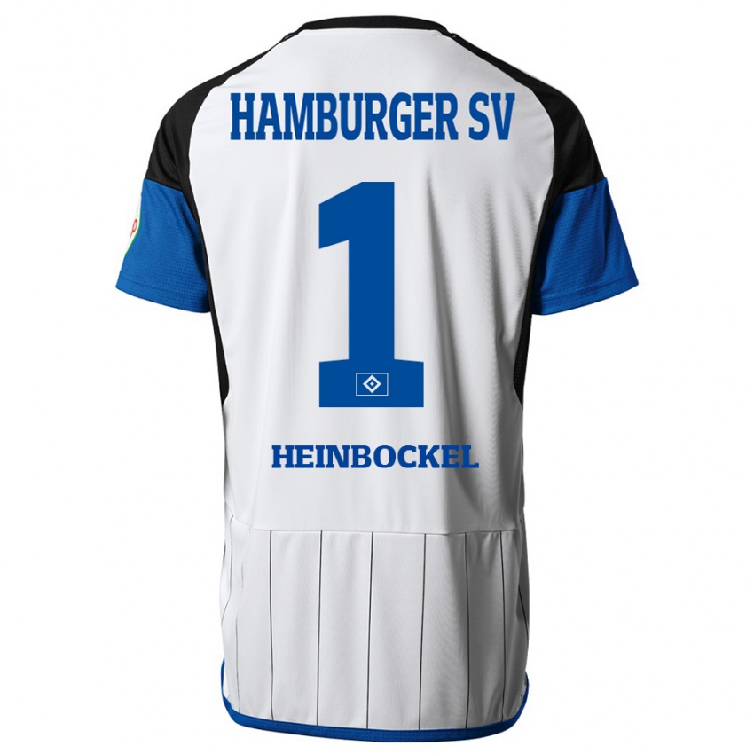 Bambino Maglia Simon Heinbockel #1 Bianco Kit Gara Home 2023/24 Maglietta