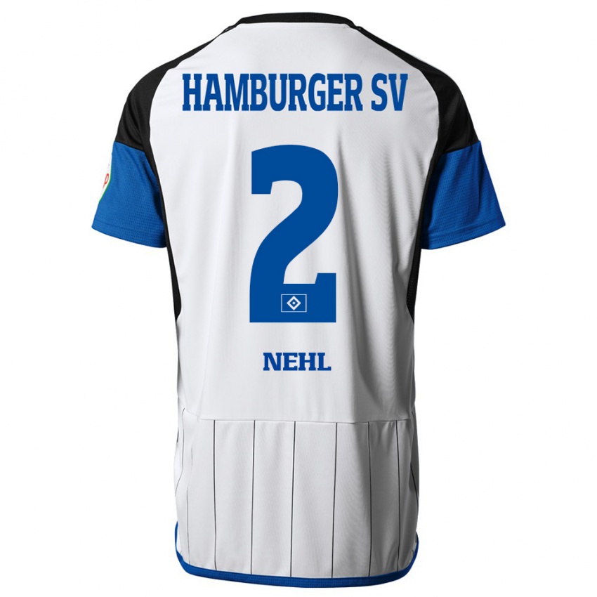 Bambino Maglia Julius Nehl #2 Bianco Kit Gara Home 2023/24 Maglietta