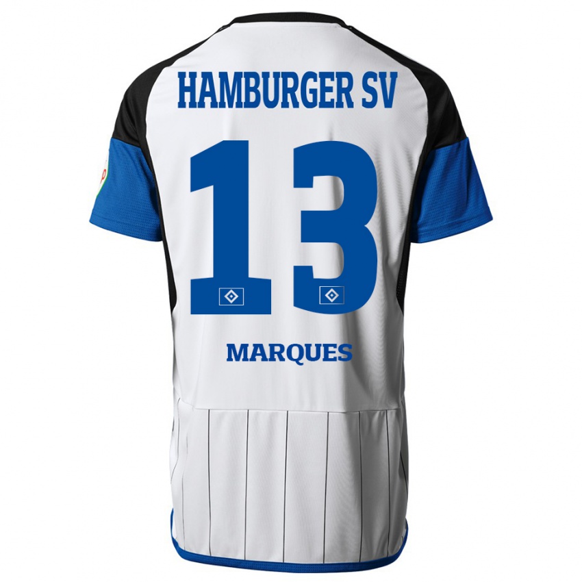 Bambino Maglia Alex Da Graca Marques #13 Bianco Kit Gara Home 2023/24 Maglietta