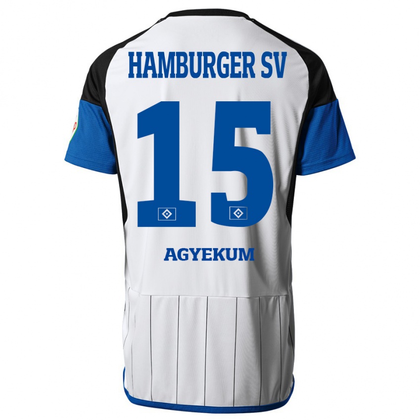 Bambino Maglia Joel Agyekum #15 Bianco Kit Gara Home 2023/24 Maglietta