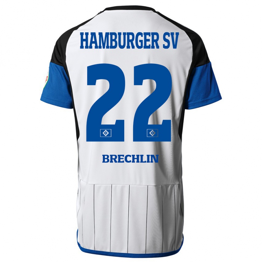 Bambino Maglia Bjarne Brechlin #22 Bianco Kit Gara Home 2023/24 Maglietta