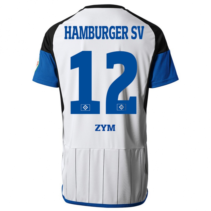 Bambino Maglia Marcel Zym #12 Bianco Kit Gara Home 2023/24 Maglietta