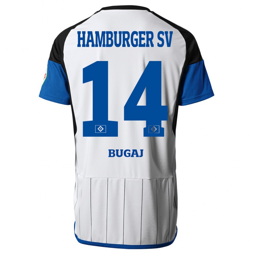 Bambino Maglia Jan-Luca Bugaj #14 Bianco Kit Gara Home 2023/24 Maglietta