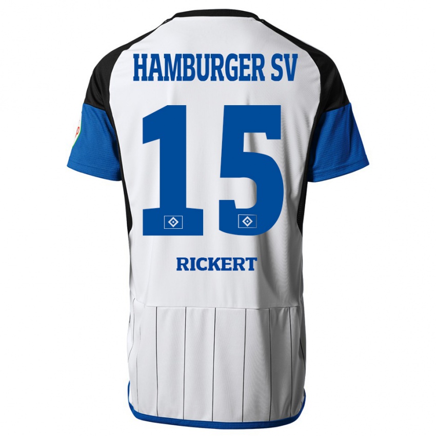 Bambino Maglia Manja Rickert #15 Bianco Kit Gara Home 2023/24 Maglietta