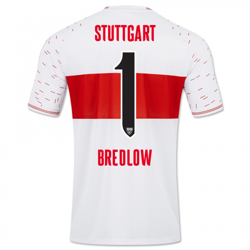 Bambino Maglia Fabian Bredlow #1 Bianco Kit Gara Home 2023/24 Maglietta