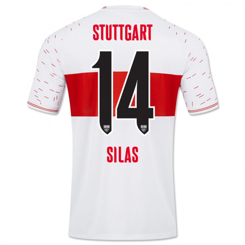 Bambino Maglia Silas #14 Bianco Kit Gara Home 2023/24 Maglietta