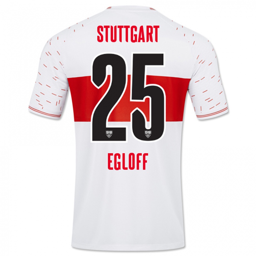 Bambino Maglia Lilian Egloff #25 Bianco Kit Gara Home 2023/24 Maglietta