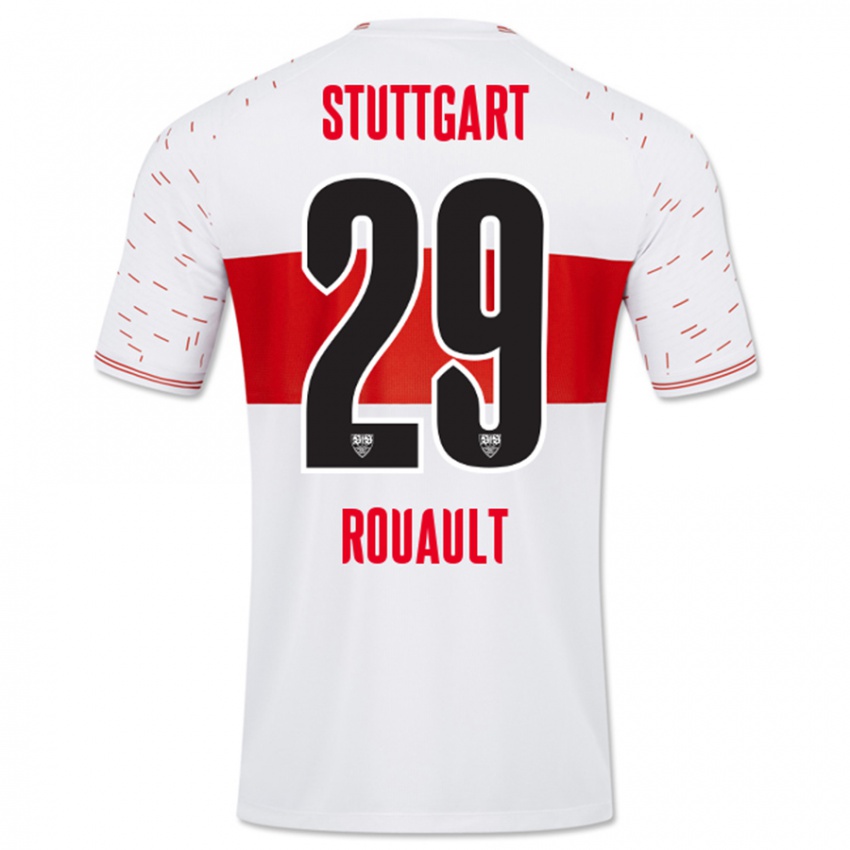 Bambino Maglia Anthony Rouault #29 Bianco Kit Gara Home 2023/24 Maglietta