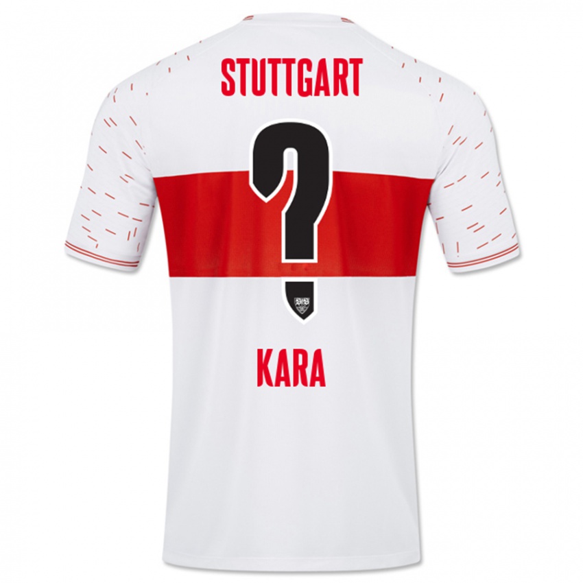 Bambino Maglia Semih Kara #0 Bianco Kit Gara Home 2023/24 Maglietta