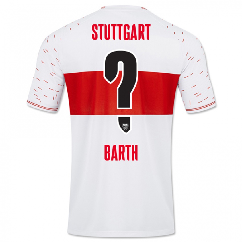 Bambino Maglia Tom Barth #0 Bianco Kit Gara Home 2023/24 Maglietta