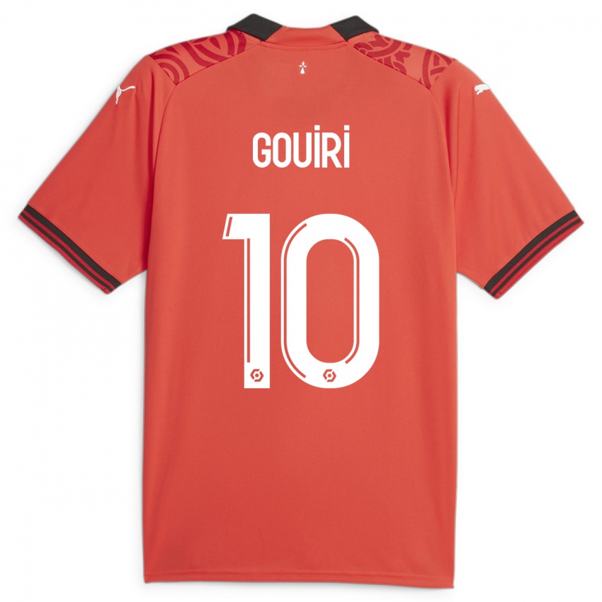 Bambino Maglia Amine Gouiri #10 Rosso Kit Gara Home 2023/24 Maglietta